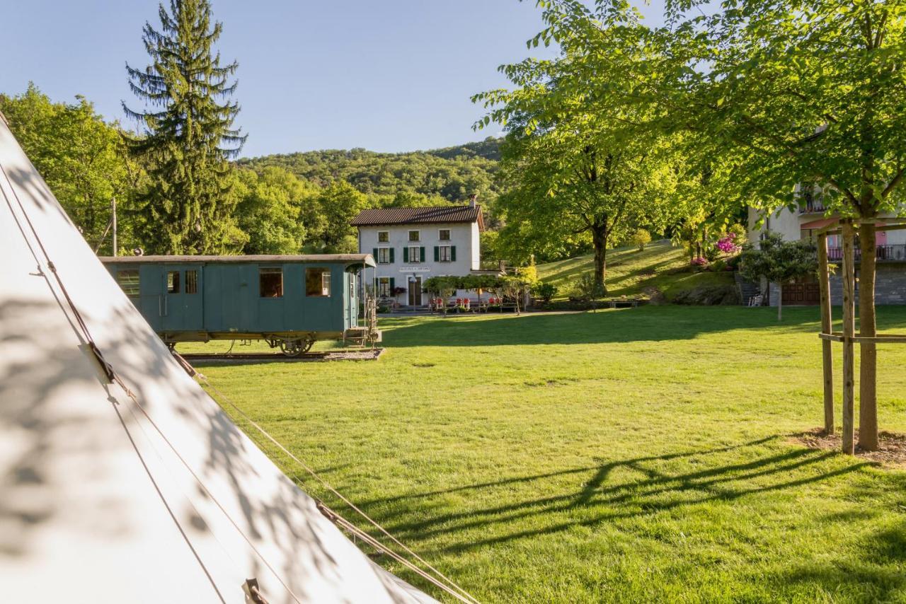 Ostello & Camping Riposo Hotel Losone Ngoại thất bức ảnh